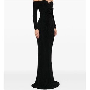 Nissa Floral Appliqué Gown